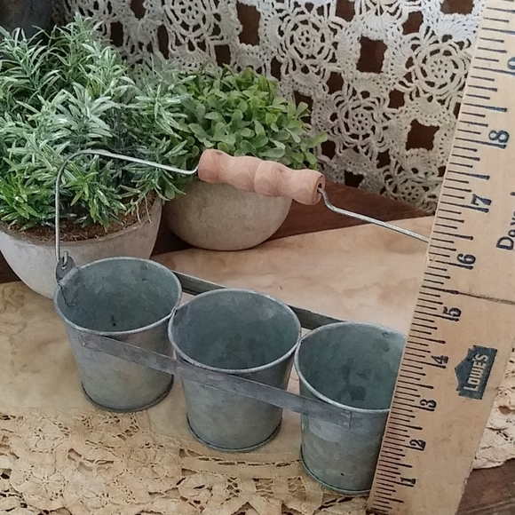 GALVANIZED POTS - Picture 3 of 4